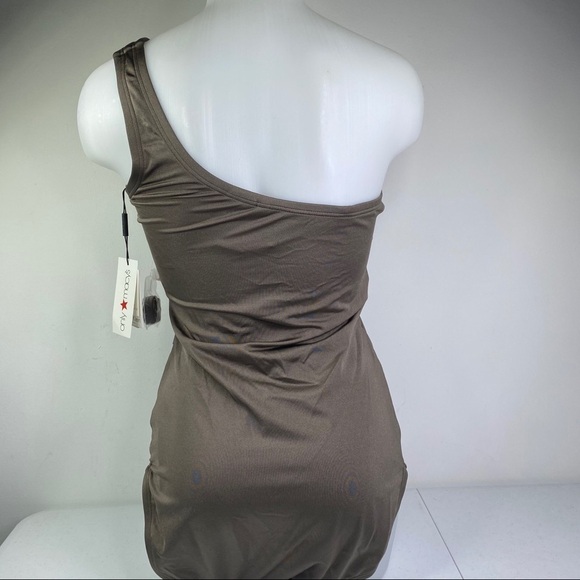 CALVIN Klein One Shoulder Starburst One Piece - Picture 8 of 11